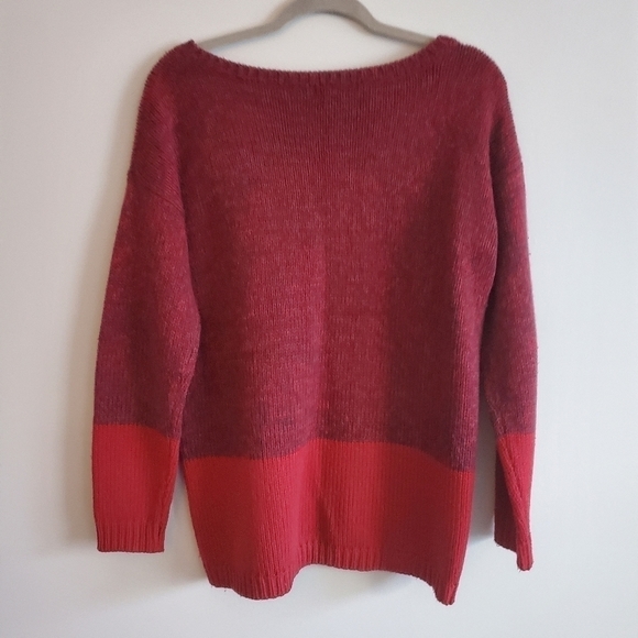 Joe Fresh | Med | Oversized Red Sweater - Picture 2 of 9